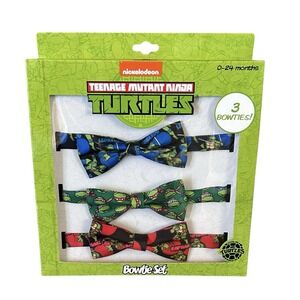 Nickelodeon Teenage Mutant Ninja Turtles 3 Bowtie Set 0-24 Months‎ Boy Child